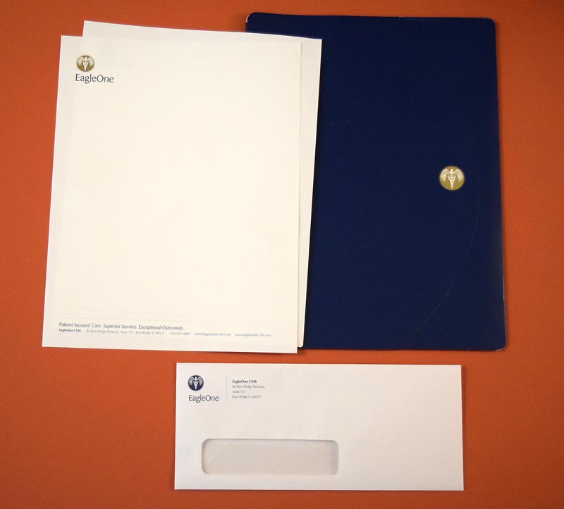 Stationery and presentation folder