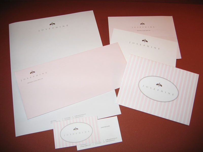 Stationery for Josephine Shoe Boutique