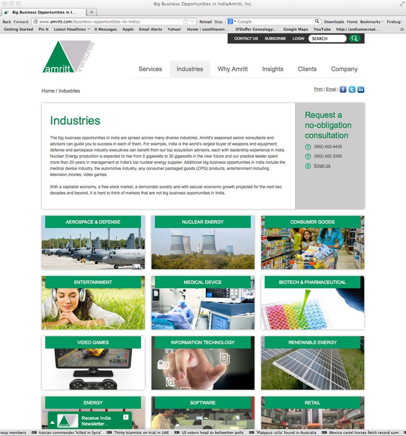 Website page