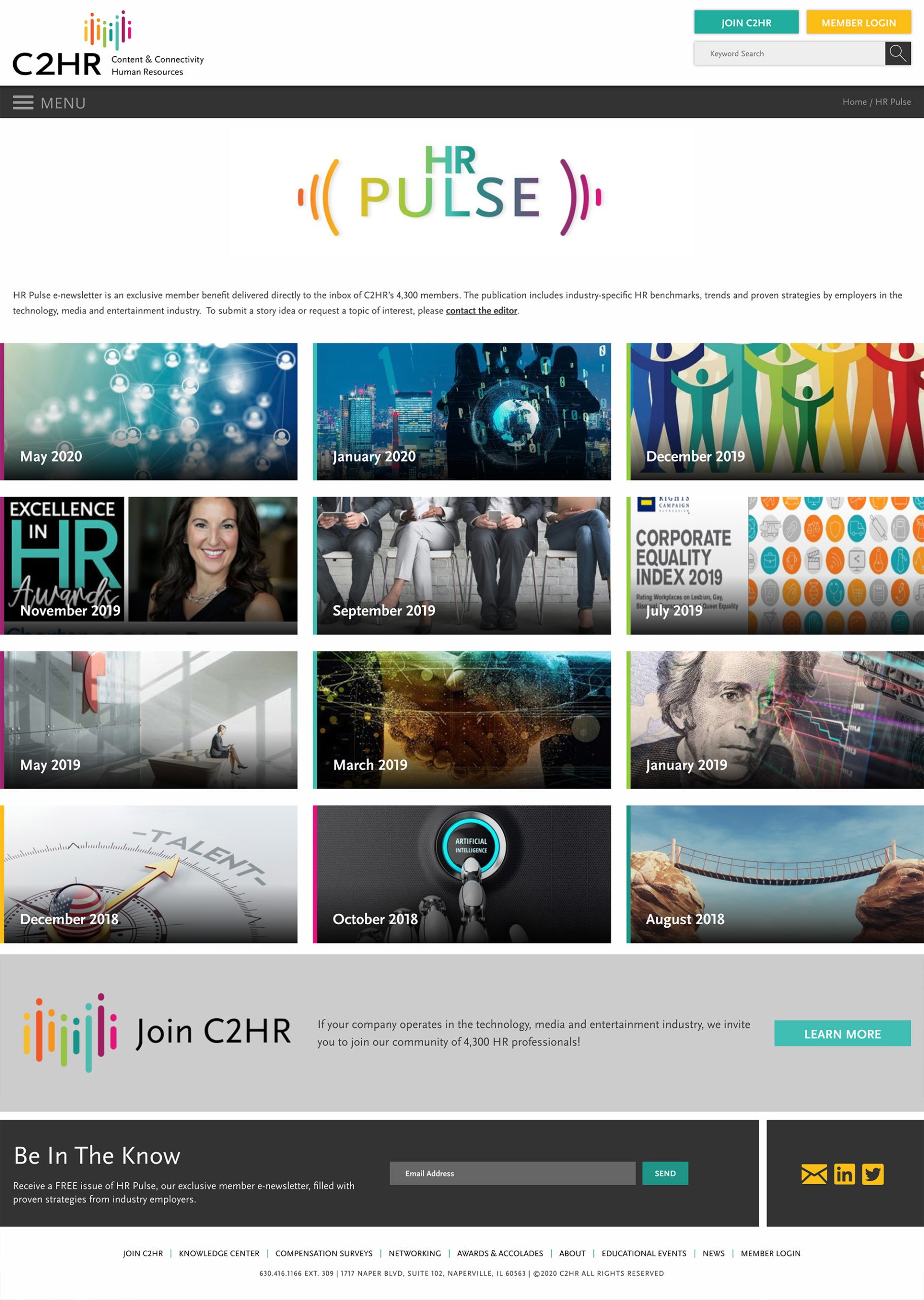 C2HR Website HR Pulse