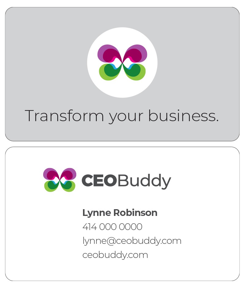 CEO Buddy Double Sided Business Cards