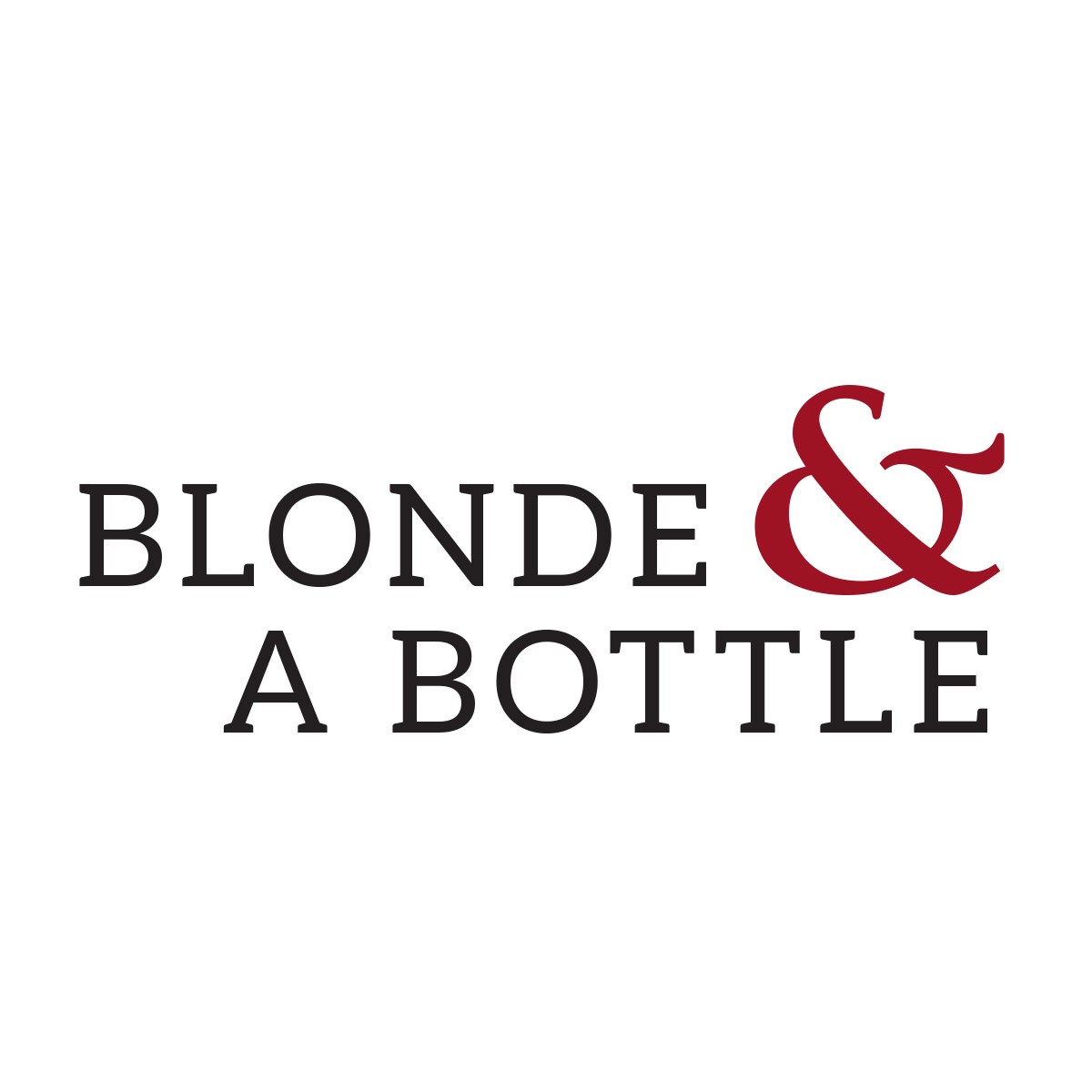 Blonde & A Bottle final concept stacked